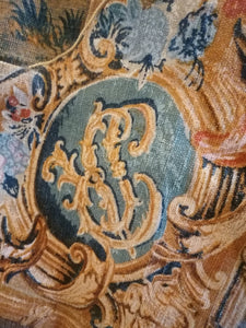 Editions d'art de Rambouillet: Belle copie de tapisserie XVIIIème sujet le concert. Fabrication mécanique avec retouche à la main