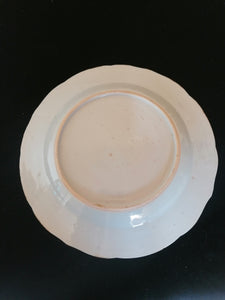 Assiette Chinoise XIXème décors bleu.