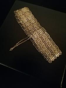 Bracelet orientale en filigrane d'argent