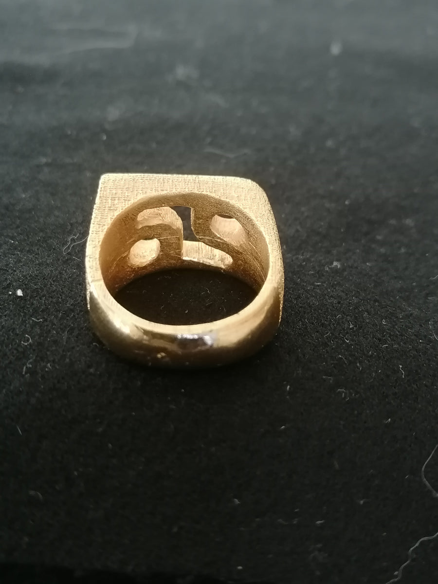 Bague Chevalière Miraculeuse en Argent Doré - T46 à 52 | La Boutique Bague Chevalière Miraculeuse en Argent Doré - T46 à 52 | La Boutique