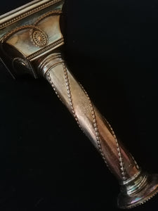 Bougeoir Anglais argenté vers 1900