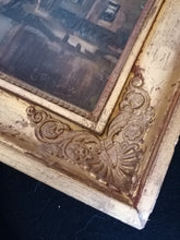 Charger l&#39;image dans la galerie, Cornelius Terlouw peintre Hollandais fin XIXe Début XXème. Huile sur panneau canal avec église signée en bas à droite
