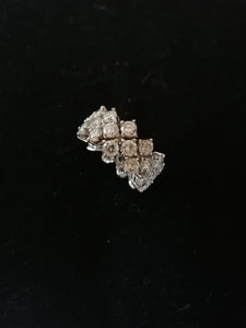 Bague doré avec strass complete.