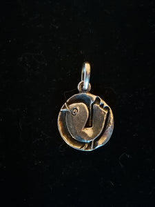 Jean Duvoisin pendentif animalier en argent massif