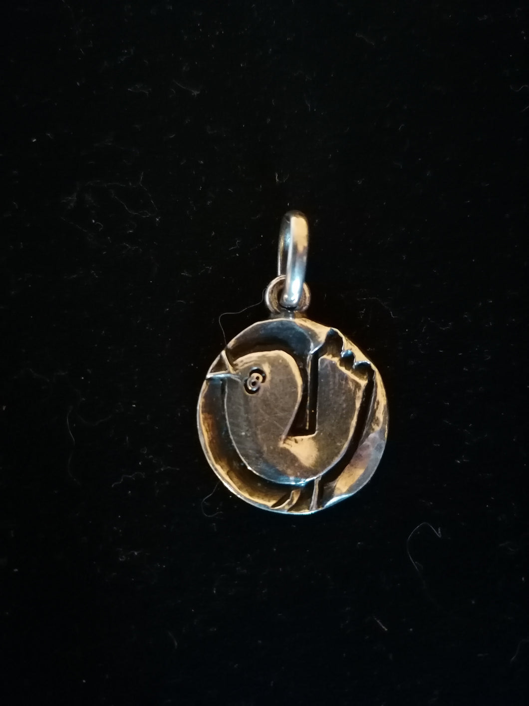 Jean Duvoisin pendentif animalier en argent massif