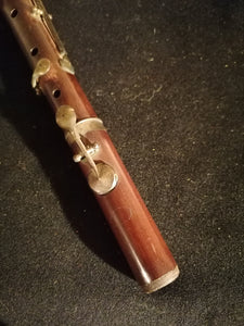 Magnifique coffret avec flûtes traversière en palissandre d'époque Louis Philippe fabrication de Thibouville Hérouard