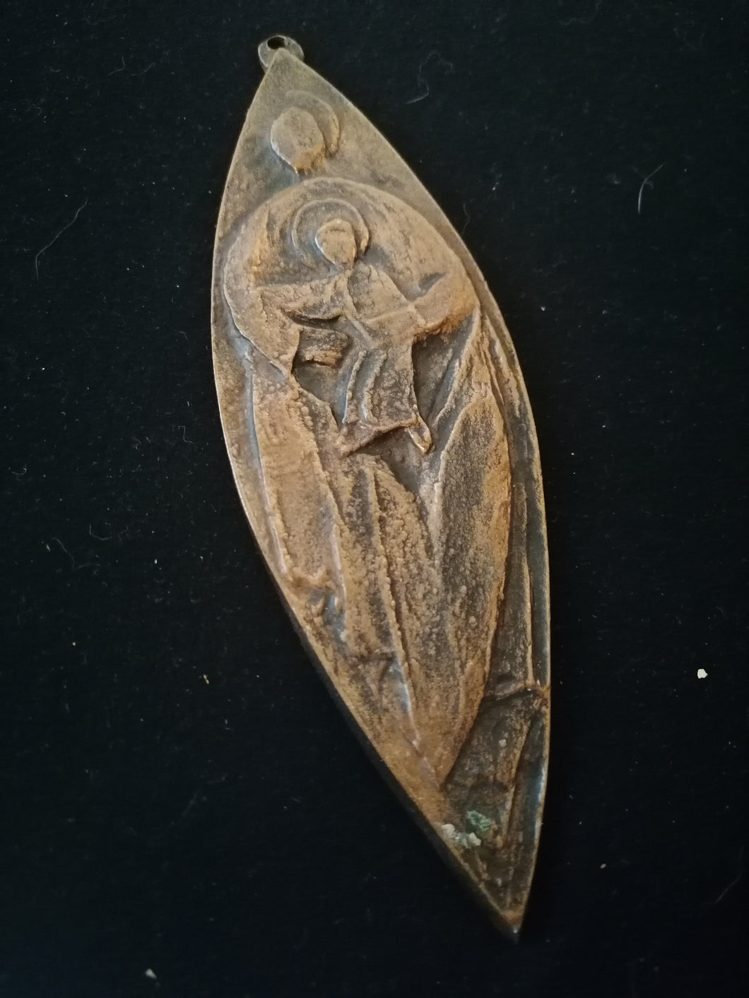 REUSSNER artiste Suisse, bronze religieux XXème 