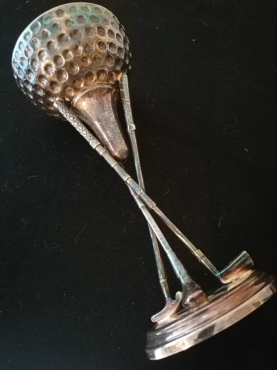 Valenti Espagne coupe sur pieds golf argenté 