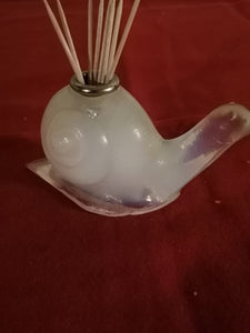 Escargot en verre opalescent, porte Pic