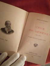 Charger l&#39;image dans la galerie, Ceux de Genève par Charles Du Bois-Melly 
