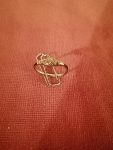 Bague de promesse de foi doré 