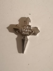 Croix de Santiago chromé apparition Compostelle