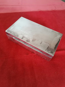 Boîte à cigare ou cigarette en argent massif Jezler