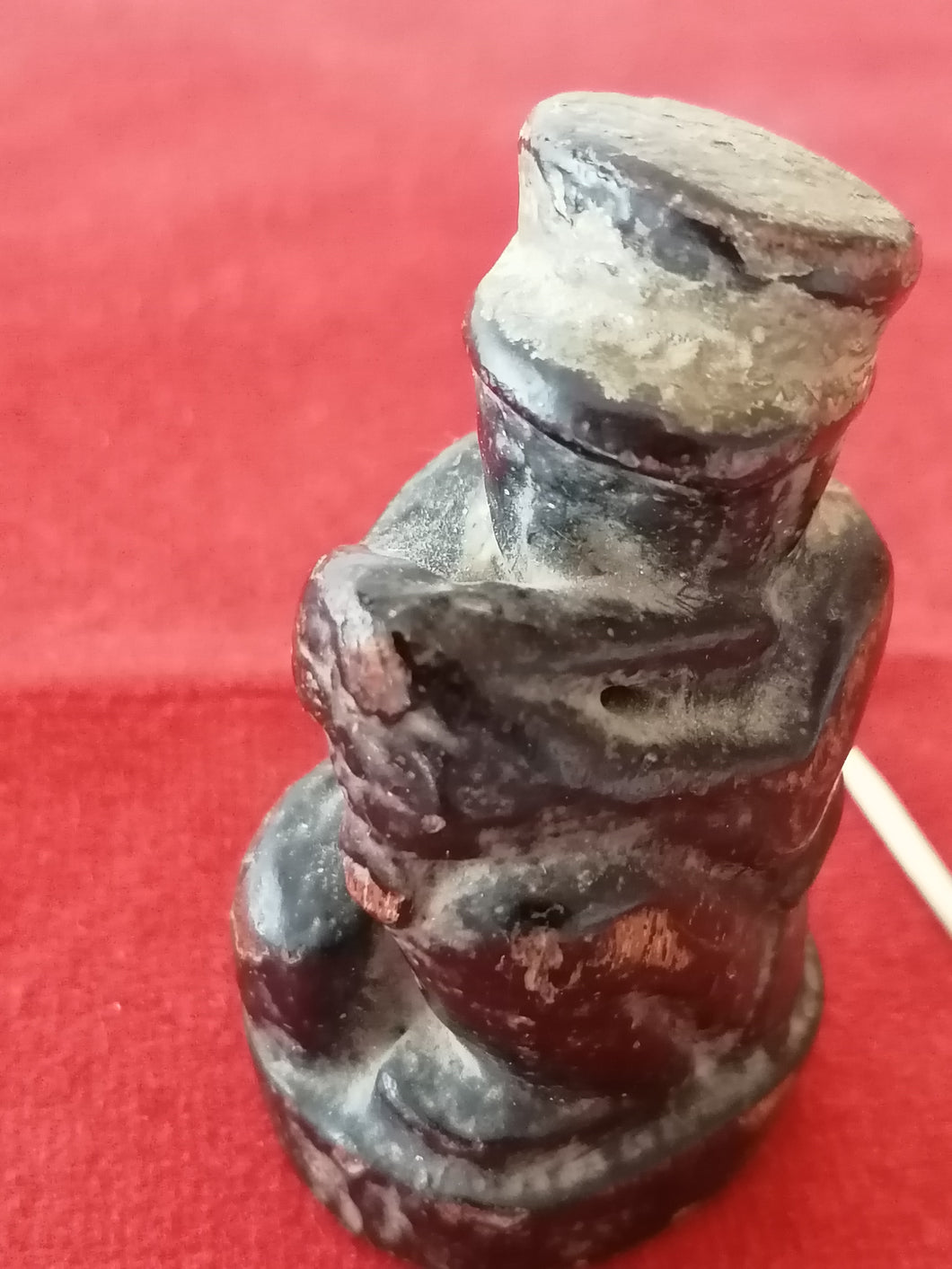 Statuette ancêtre en bois sculpté probablement Dogon Mali début XXème 