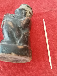 Statuette ancêtre en bois sculpté probablement Dogon Mali début XXème 