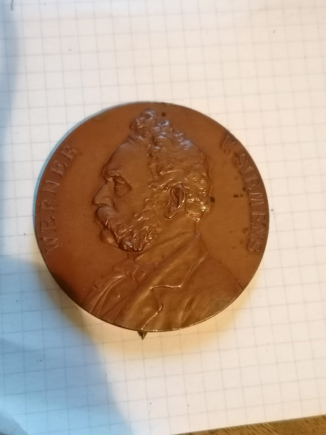 Médaille ,   Ernst Werner Siemens 50e anniversaire de Siemens & Halske