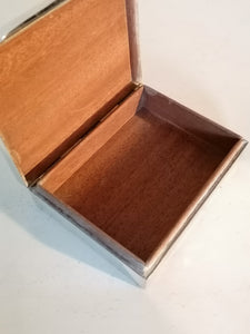 Jezler boîte à cigarette en argent massif. 