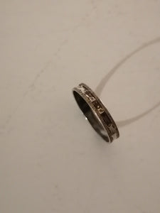 Bague enfant en argent massif doré 