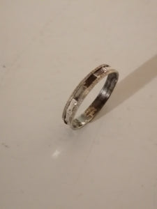 Bague enfant en argent massif doré 
