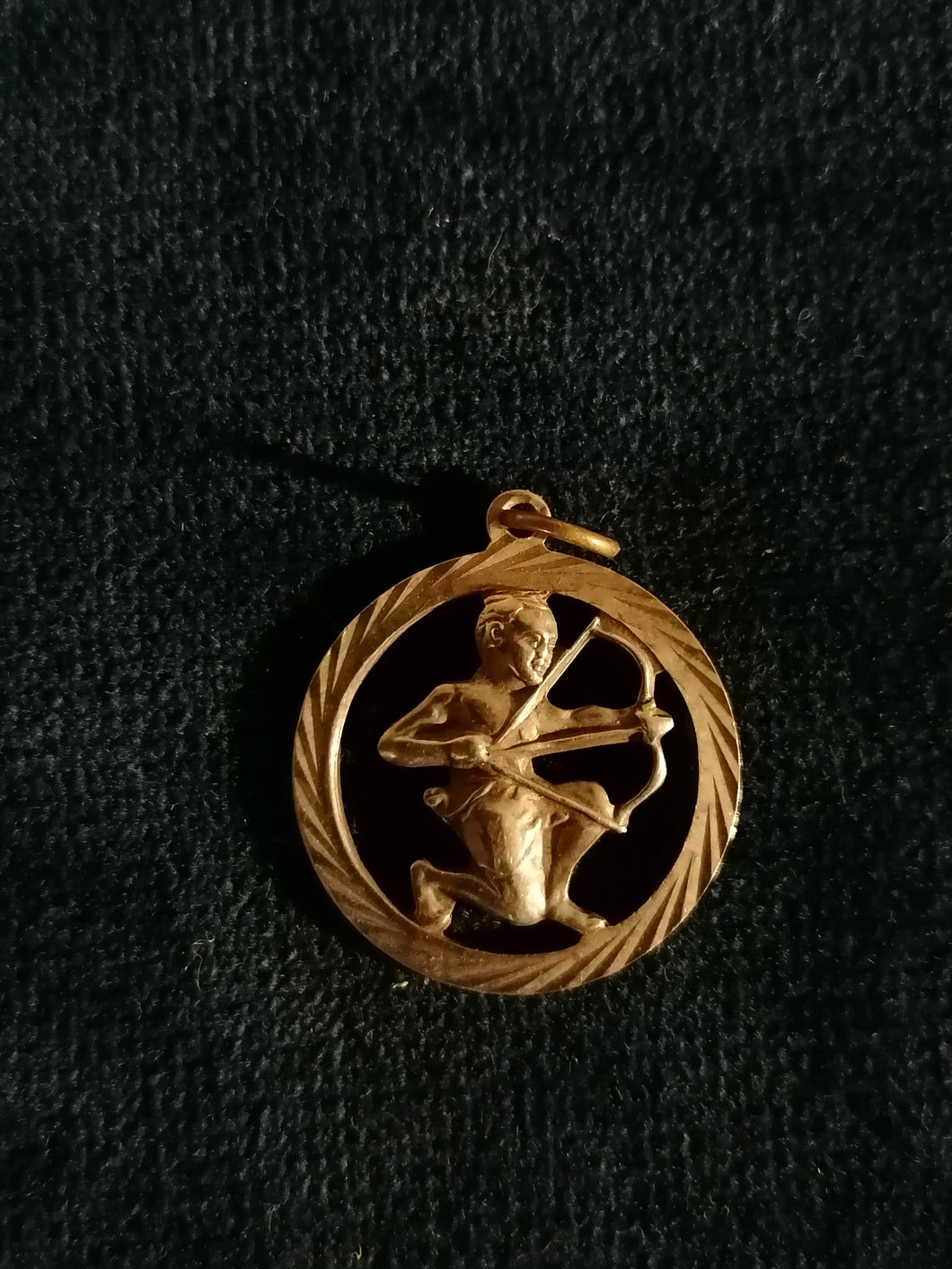 Pendentif tireur à l'arc en argent