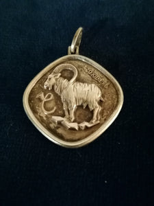 Pendentif bélier zodiaque en argent massif