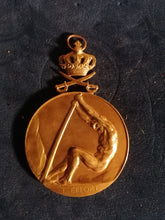 Charger l&#39;image dans la galerie, Médaille belge doré grand format 
