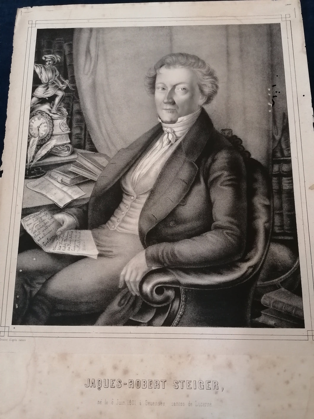 Gravure de Jakob Robert Steiger (