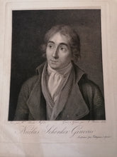 Charger l&#39;image dans la galerie, Portrait de Nicolas Schenker graveur, par Abraham bouvier aussi graveur début XIXème très bonne état et fin travail. 
