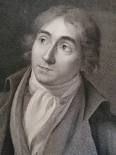 Charger l&#39;image dans la galerie, Portrait de Nicolas Schenker graveur, par Abraham bouvier aussi graveur début XIXème très bonne état et fin travail. 
