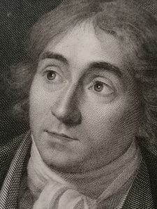 Portrait de Nicolas Schenker graveur, par Abraham bouvier aussi graveur début XIXème très bonne état et fin travail. 