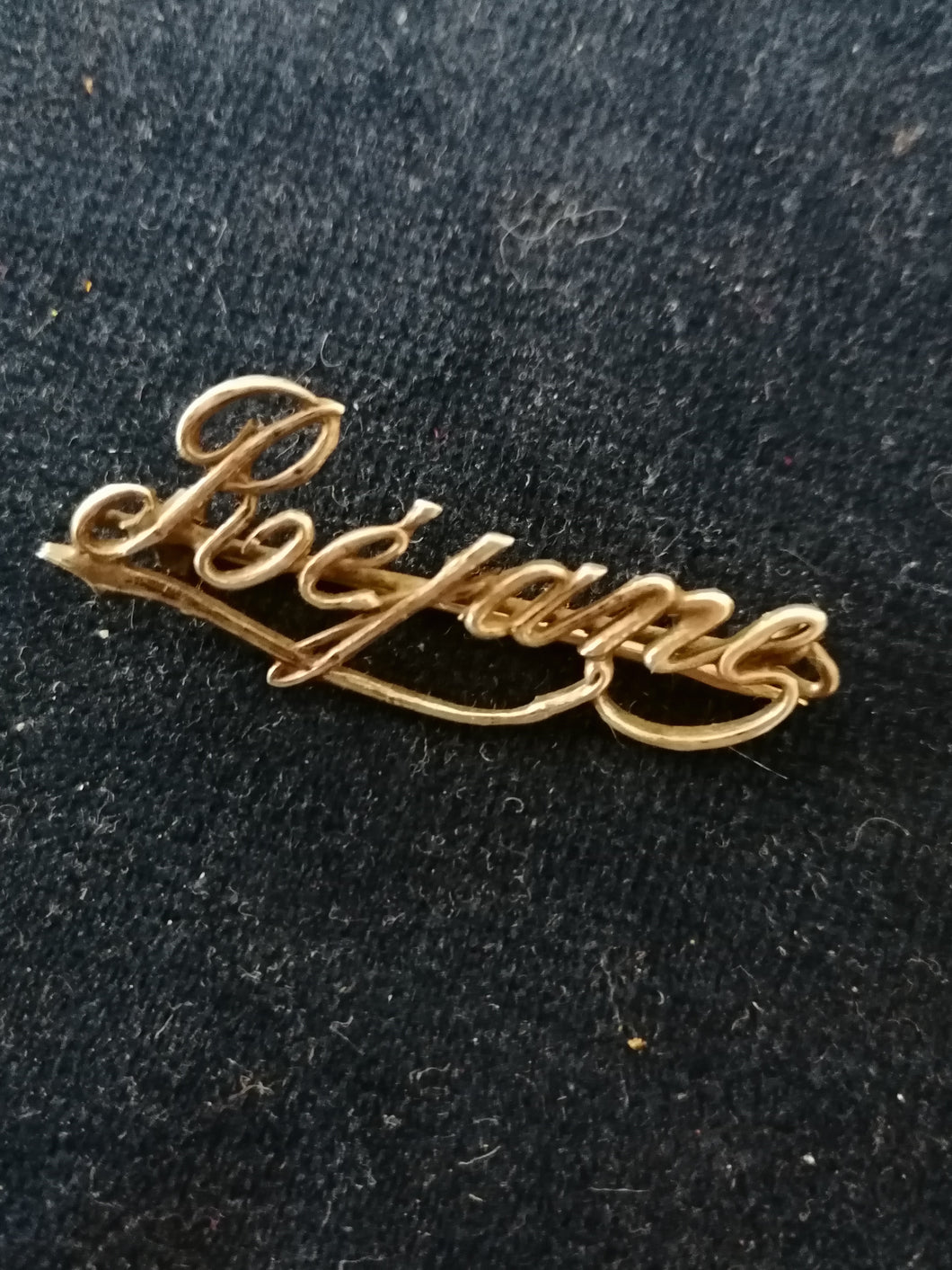 Broche argent Réjane ancienne